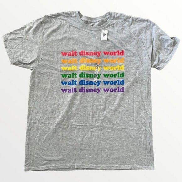 Disney Parks - Rainbow Disney Collection - Walt Disney World T-Shirt For Adults - Picture 1 of 3